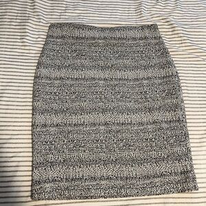 Elegant Black and White Women's Skirt